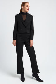 VESTE COURTE FEMME CAPUCINE NOIR
